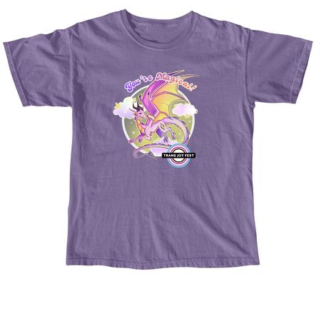 5th annual Trans Joy Fest- Demigender Design, a Grape Comfort Colors Unisex Tee
