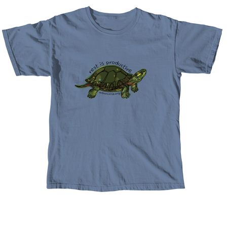 Rest is Productive, a Blue Jean Comfort Colors Unisex Tee