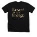 Love Is My Lineage: Support the Rainforest&nbsp;, a Solid Black Blend Premium Unisex Tee