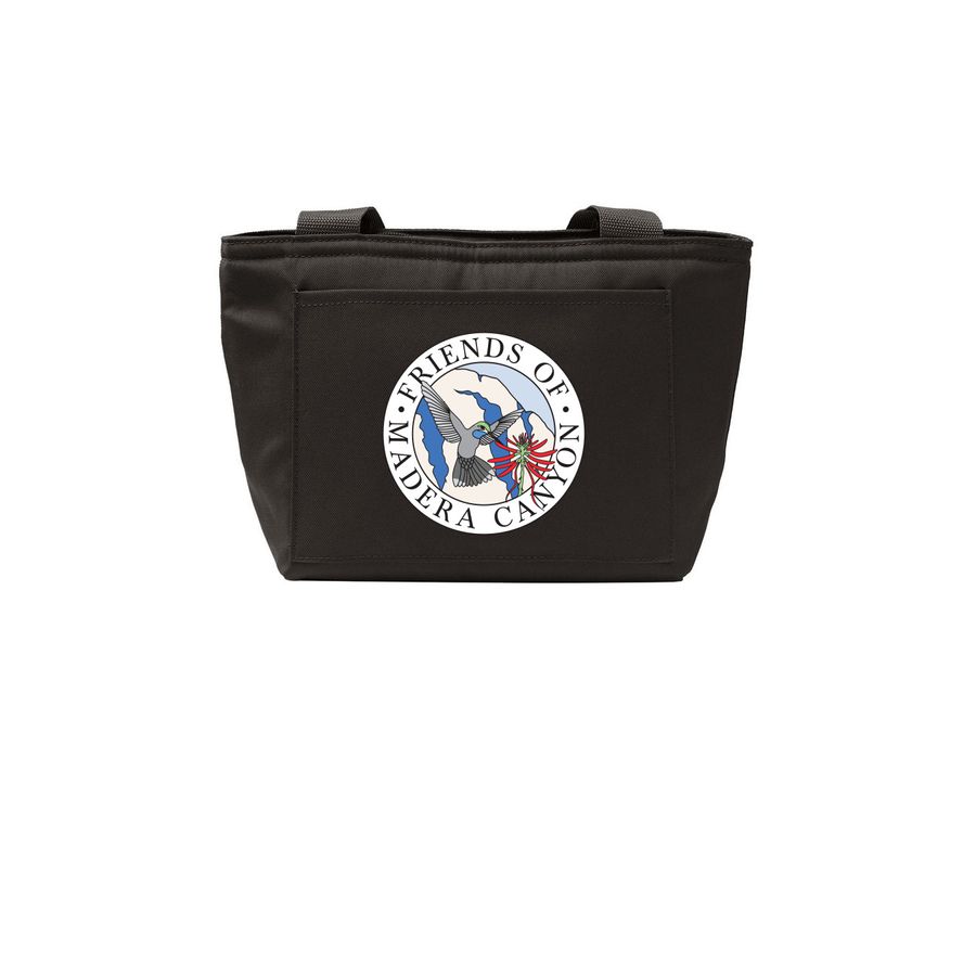 Friends of Madera Canyon, a Deep Black Insulated Lunch Tote