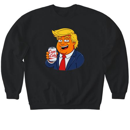 Cope-A-Cola T-Shirt, a Black Softstyle Crewneck Sweatshirt