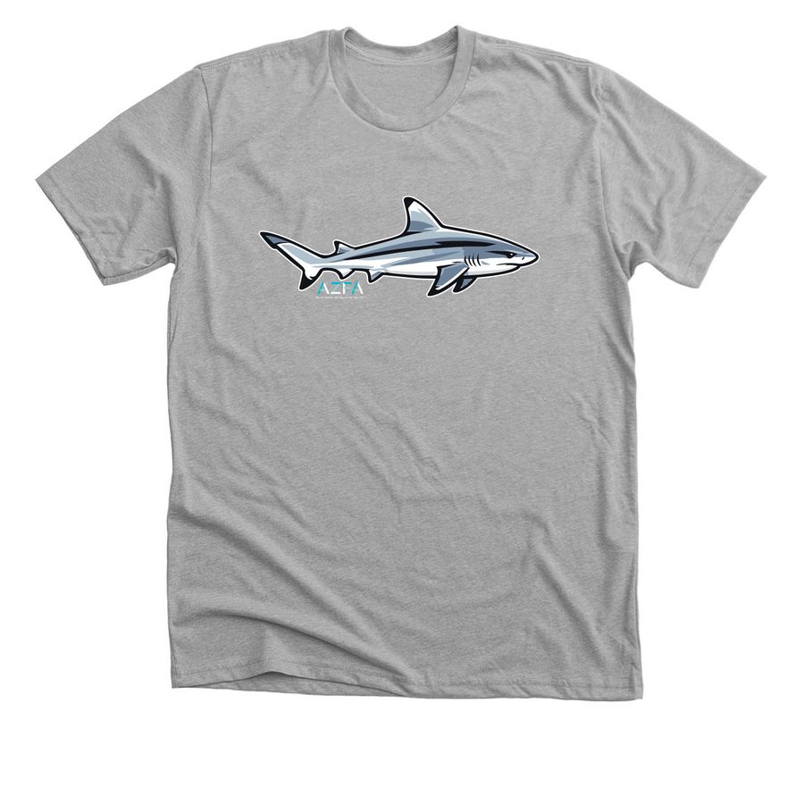 Shark - AZFA, a Athletic Heather Premium Unisex Tee