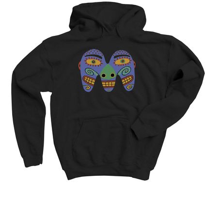 Mountaineer Montessori Youth M-Gear, a Black Youth Pullover Hoodie