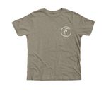 Heritage Collection Shirts, a Heather Stone Premium Youth Tee (back-view)