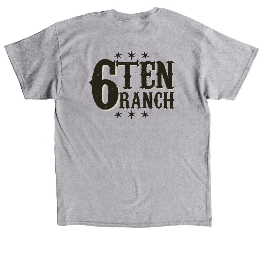 6Ten Crew, a Sport Grey Classic Unisex Tee (back-view)