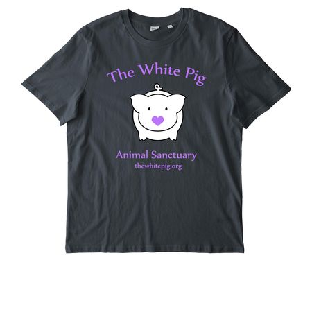 The White Pig Sanctuary, a India Ink Grey Stanley/Stella Unisex Creator 2.0 Tee