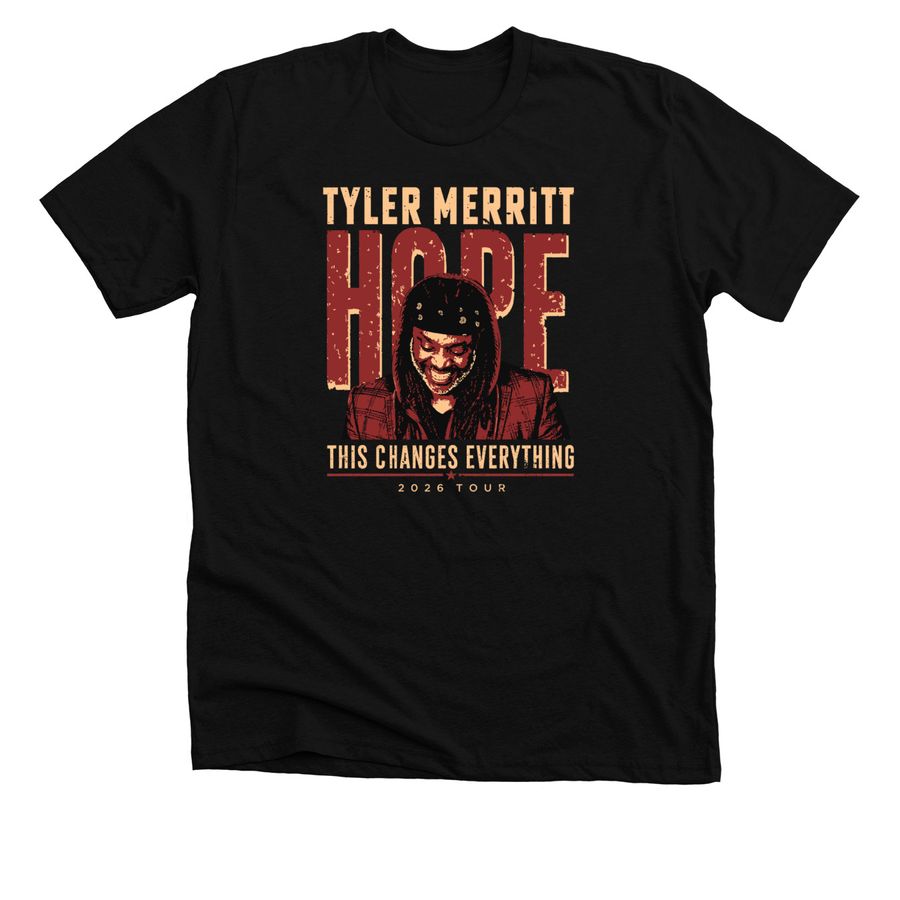 Hope: This Changes Everything Tour, a Solid Black Blend Premium Unisex Tee