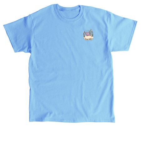 COTAD MERCH - No Two Alike, a Carolina Blue Classic Unisex Tee (back-view)