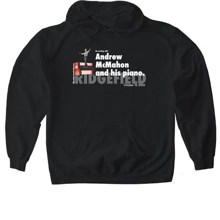 AM & Piano Tour - Ridgefield, a Black Gildan Softstyle Pullover Hoodie
