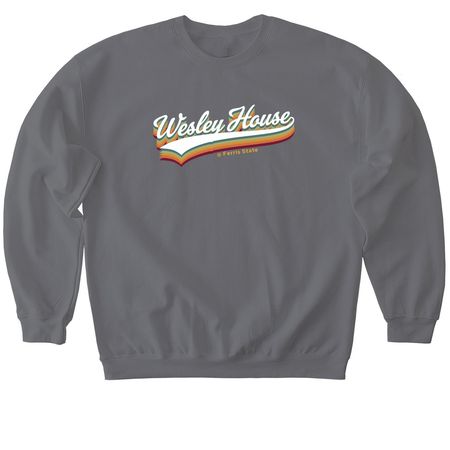 2026 Ferris State Wesley House, a Charcoal Softstyle Crewneck Sweatshirt