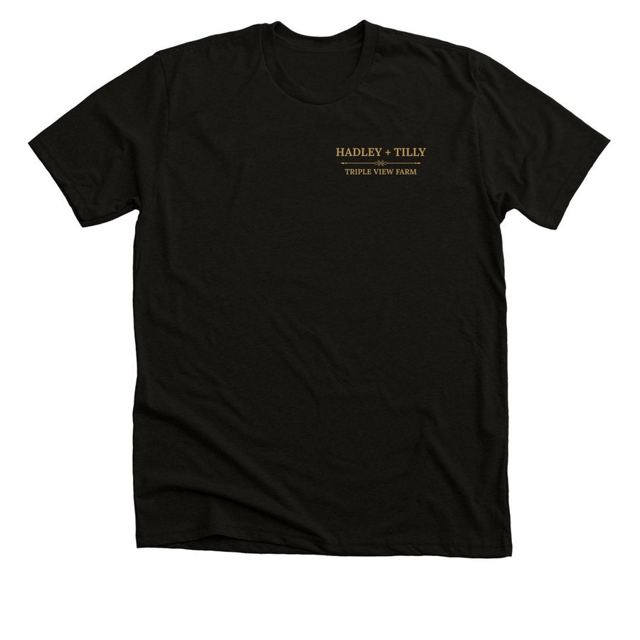Hadley + Tilly | TVF Equestrian Team Apparel, a Black Heather Premium Unisex Tee