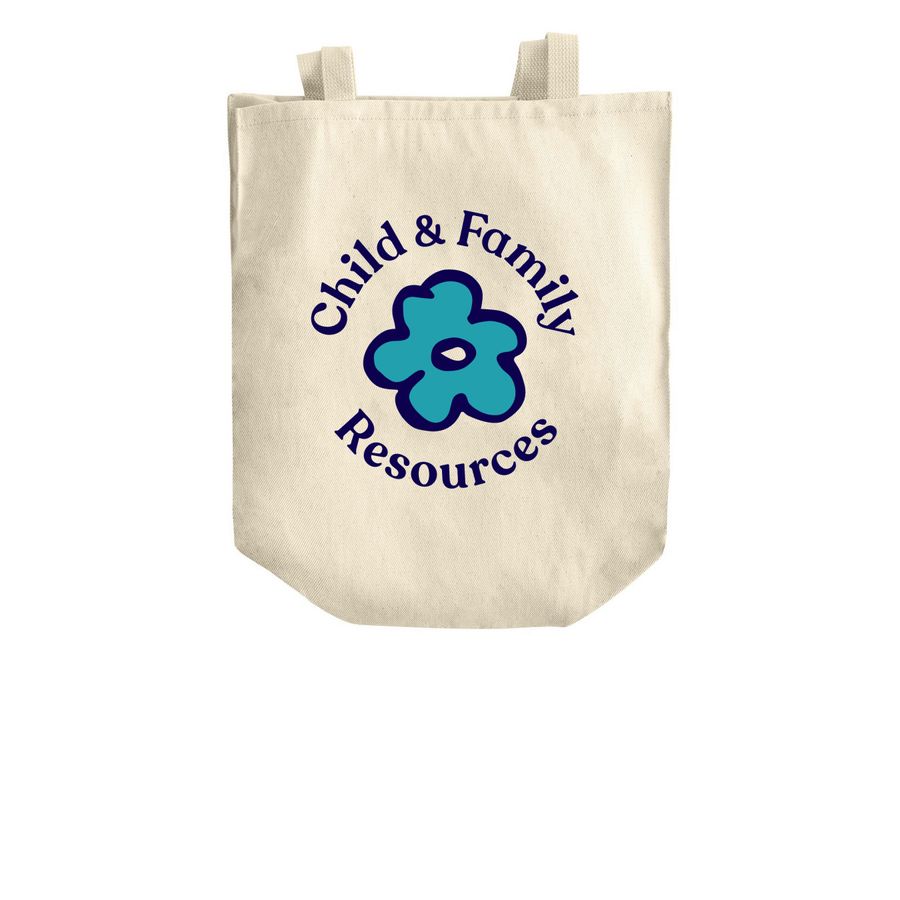 Do It With HEART, a Natural Over-the-Shoulder Shopping Tote Bag (back-view)