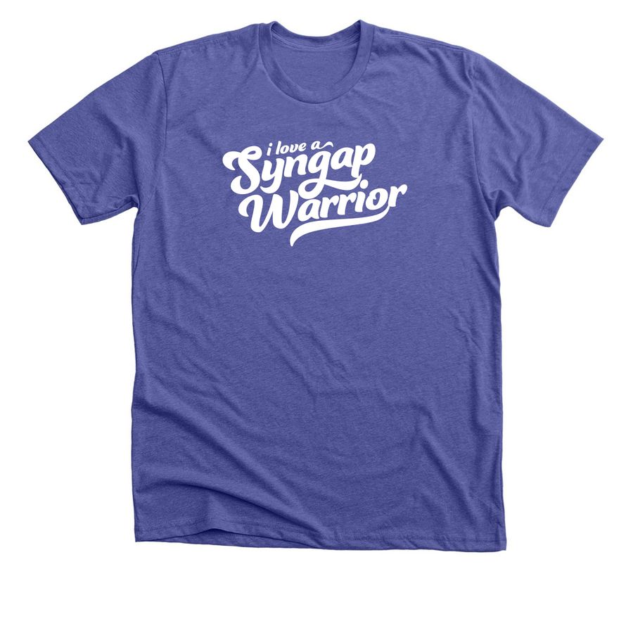 I love a Syngap Warrior, a Heather Lapis Premium Unisex Tee