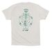 Limited Edition Green & White, a Vintage White Premium Cotton Tee (back-view)