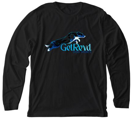 GetRevd Spring Tees, a Solid Black Blend Premium Long Sleeve Tee