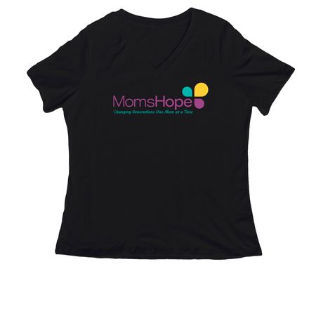MomsHope, a Black Women's Relaxed V-Neck Tee