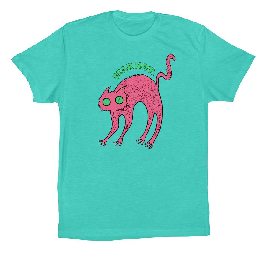 Fear Not Tee, a Teal Premium Cotton Tee