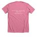 Don?t pity, adopt&nbsp;, a Heather Mauve Premium Unisex Tee (back-view)