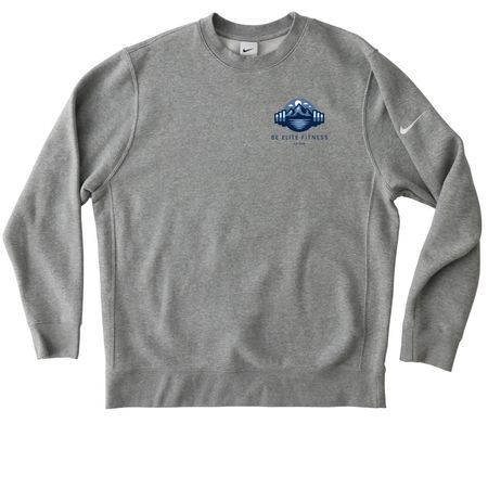 Activewear, a Dark Grey Heather Nike Club Fleece Crewneck Sweatshirt