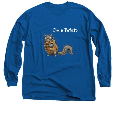 I?m a Potato, a Royal Blue Classic Long Sleeve Tee