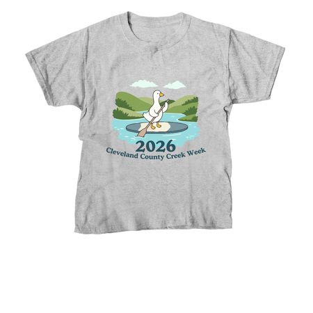 Goose on the Loose (for Clean Water), a Sport Grey Youth Unisex Tee