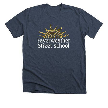 Unisex Shirts and Sweatshirts, a Heather Midnight Navy Premium Unisex Tee