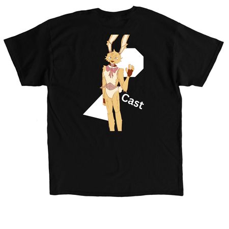 Spring Bonnie, a Black Classic Unisex Tee (back-view)
