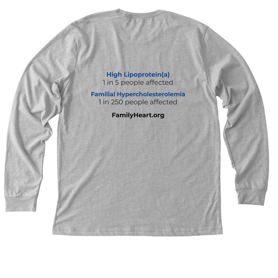 2026 Race to Save More Hearts Adult Long Sl, a Athletic Heather Premium Long Sleeve Tee (back-view)