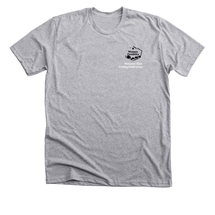 2024 Ohio Women in the Outdoors, a Athletic Heather Premium Unisex Tee