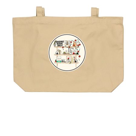 2026 Dani's Choice - Totes, a Oyster Large Organic Cotton Tote Bag