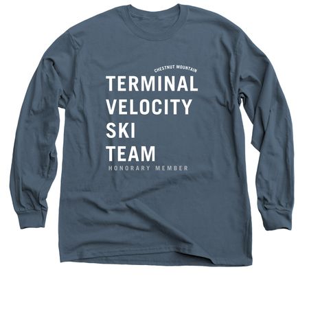 Blair's Terminal Velocity&nbsp;&nbsp;, a Indigo Classic Long Sleeve Tee
