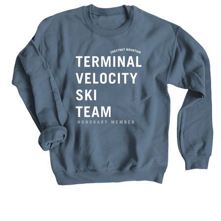 Blair's Terminal Velocity&nbsp;&nbsp;, a Indigo Crewneck Sweatshirt