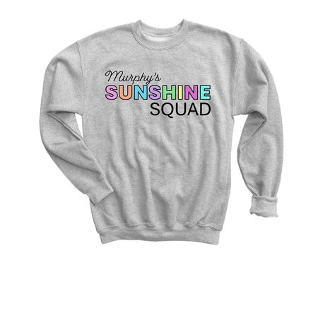 Squad Colorful | Adult & Youth Styles, a Sport Grey Youth Crewneck Sweatshirt