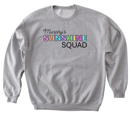Squad Colorful | Adult & Youth Styles, a Sport Grey Softstyle Crewneck Sweatshirt