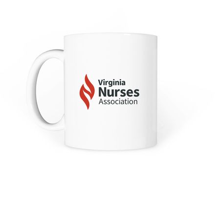 NURSE ADVOCATES CHANGE LIVES, a White Coffee Mug (back-view)