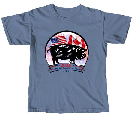 2026 All American show, a Blue Jean Comfort Colors Unisex Tee