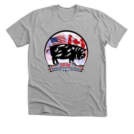 2026 All American show, a Athletic Heather Premium Unisex Tee