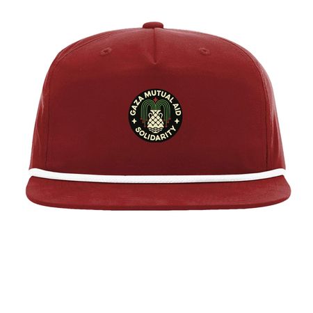 Support Palestinian Pottery Heritage, a Cardinal/ White Printed Umpqua Snapback Cap
