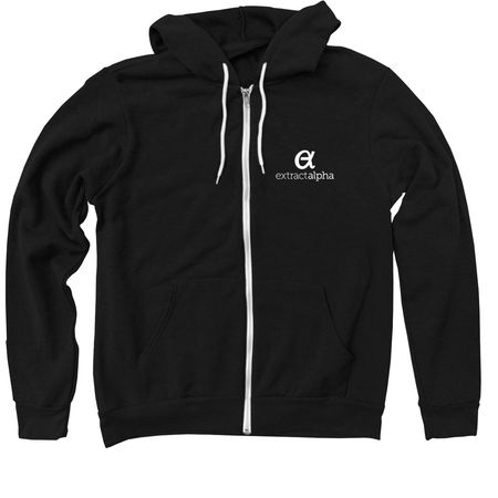 Zip-up Hoodie, a Black Zip Up Hoodie