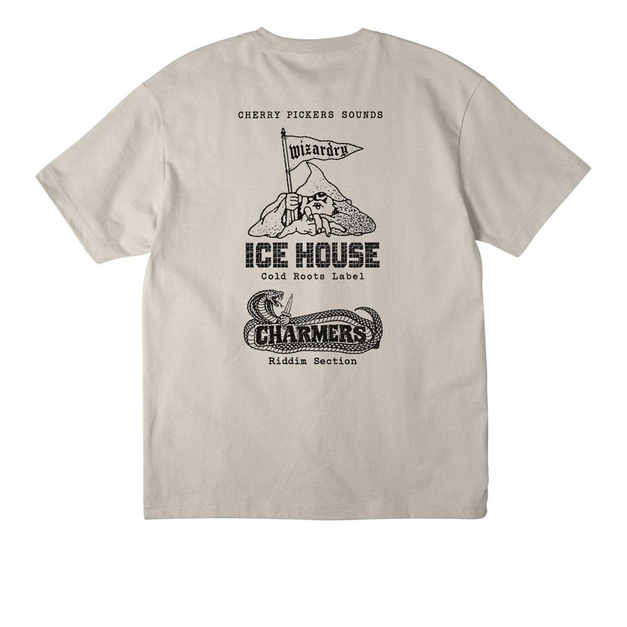 Cherry Pickers Sounds subsidiary label tee, a Dust Unisex Heavyweight Tee