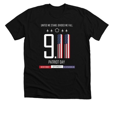 9.11 Patriot Day, a Solid Black Blend Premium Unisex Tee
