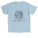 Aurora Princess Warrior - CDH Awareness, a Light Blue Classic Unisex Tee (back-view)