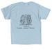 Aurora Princess Warrior - CDH Awareness, a Light Blue Classic Unisex Tee (back-view)