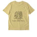 Aurora Princess Warrior - CDH Awareness, a Viva Yellow Stanley/Stella Unisex Creator 2.0 Tee (back-view)