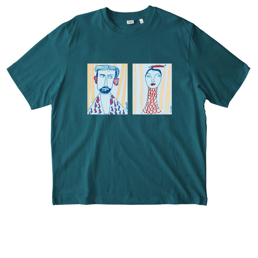 Vacation Couple Tee, a Stargazer Stanley/Stella Unisex Freestyler Heavyweight Tee