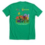 DGC Sprouts Wear, a Heather Kelly Premium Unisex Tee (back-view)