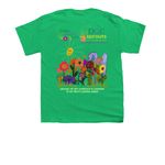 DGC Sprouts Wear, a Irish Green Youth Unisex Tee (back-view)