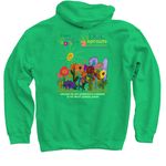 DGC Sprouts Wear, a Irish Green Pullover Hoodie (back-view)