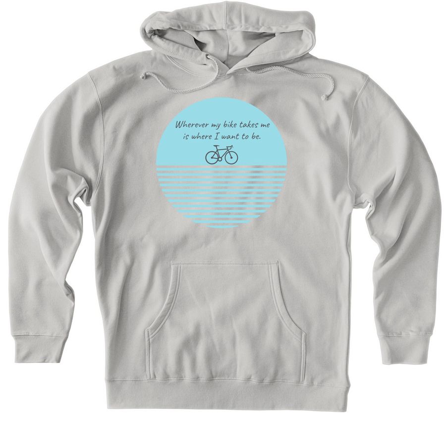 Where I want to be..Breakthrough T1D, a Smoke Heavyweight Pullover Hoodie