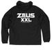 New Zeusxxl Quarter Windbreaker, a Black Quarter-Zip Windbreaker (back-view)
